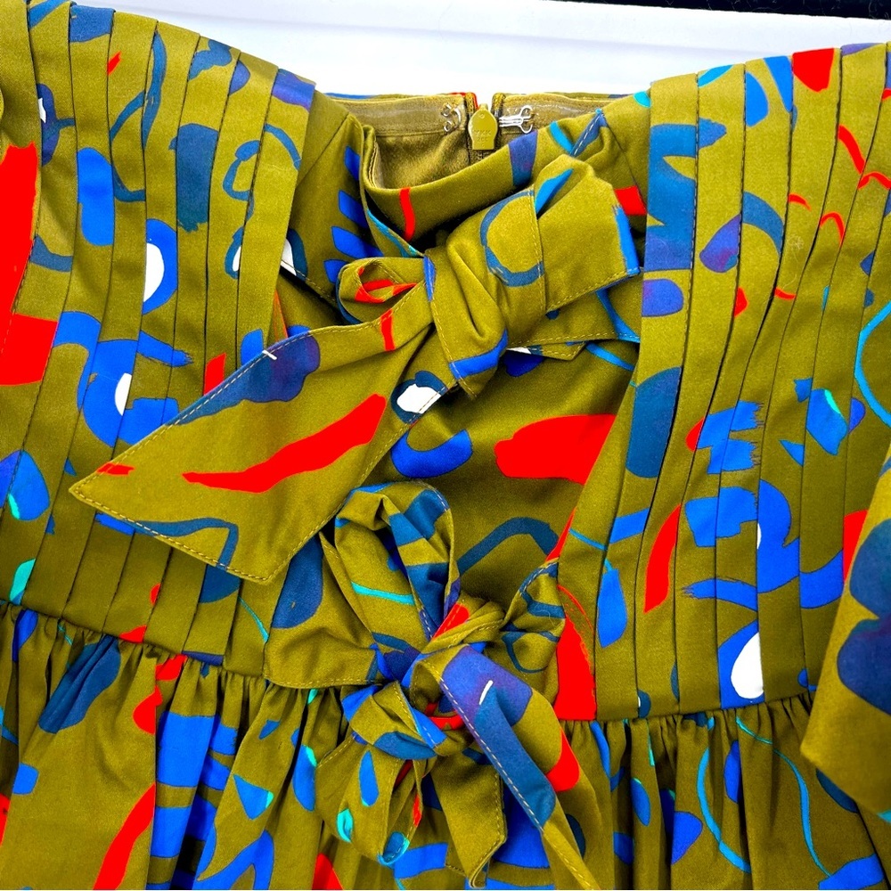 NWT Anthropologie Hunter Bell Rhea Tank Top Blouse Off Shoulder Ribbon US 0 - Picture 7 of 16